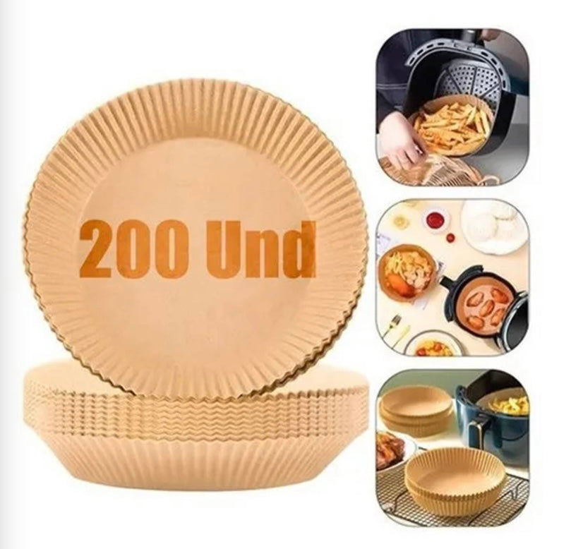 PAPEL ANTIADHERENTE PARA FREIDORA DE AIRE(200 Unidades)