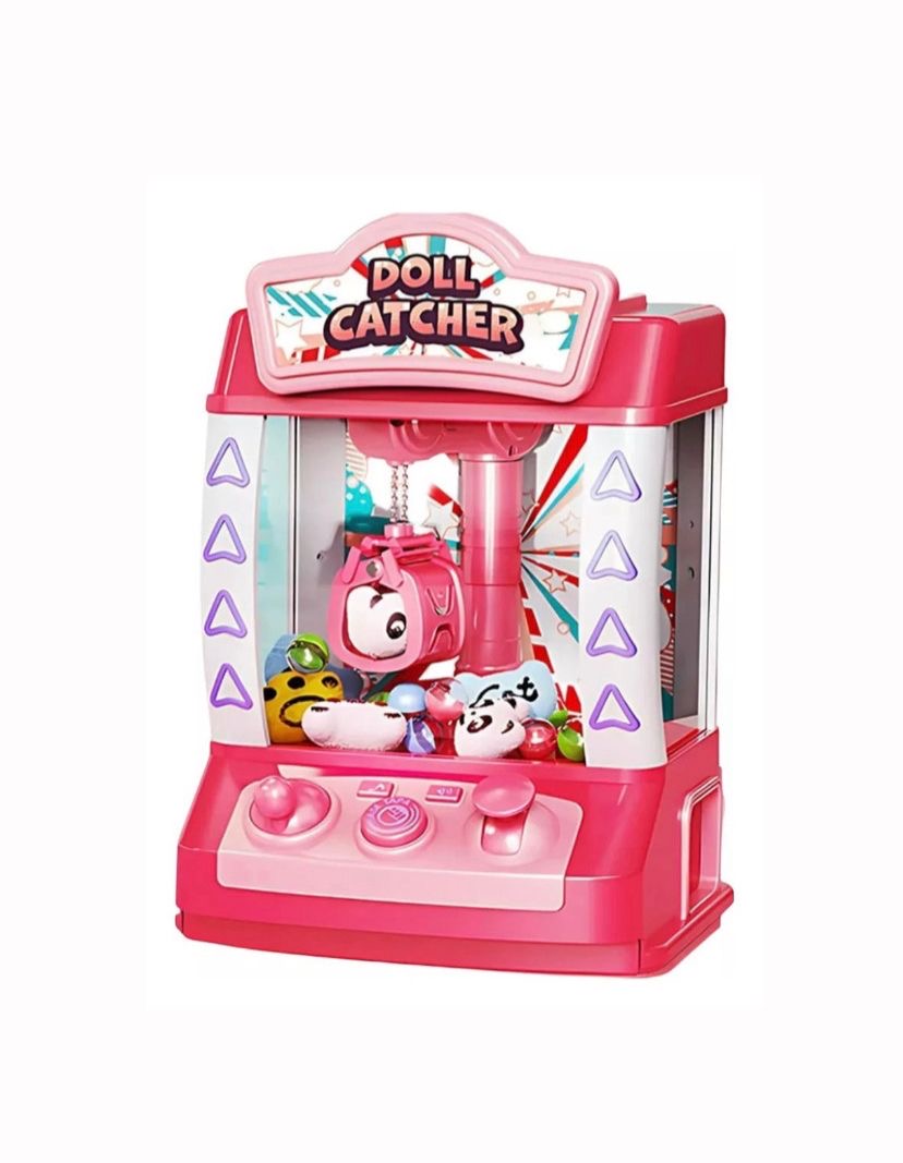 MÁQUINA SACA PELUCHES (Rosada)