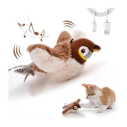 PÁJARO JUGUETE GATOS