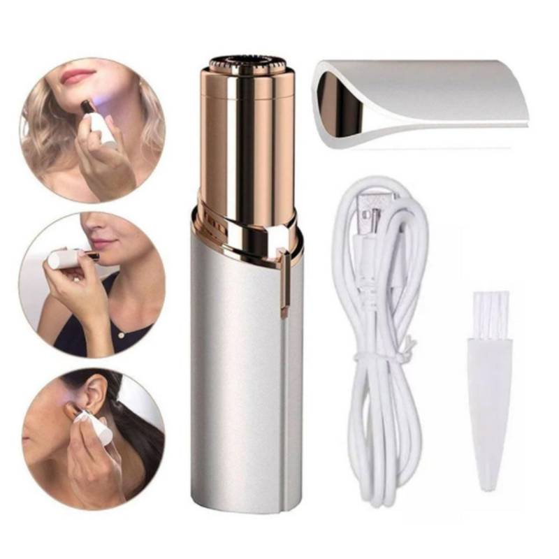 DEPILADORA FACIAL RECARGABLE